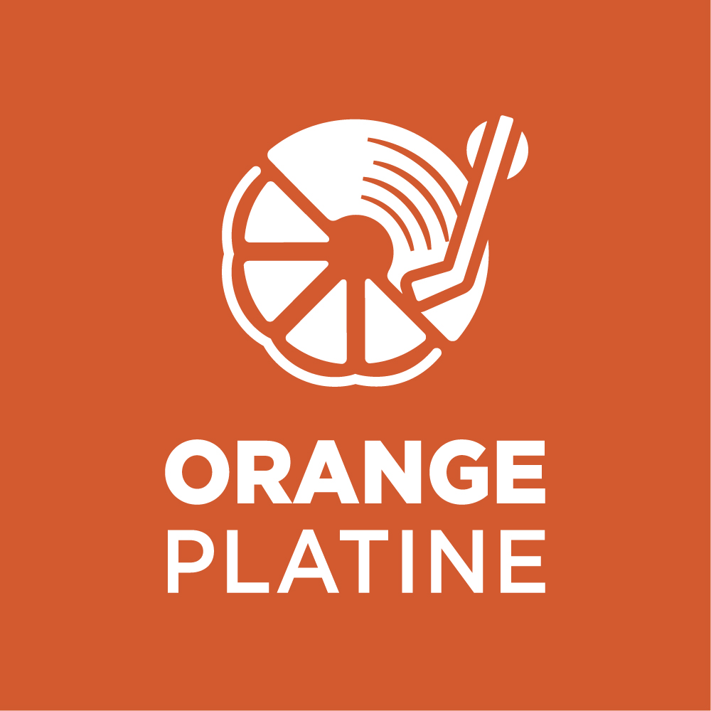Orange platine